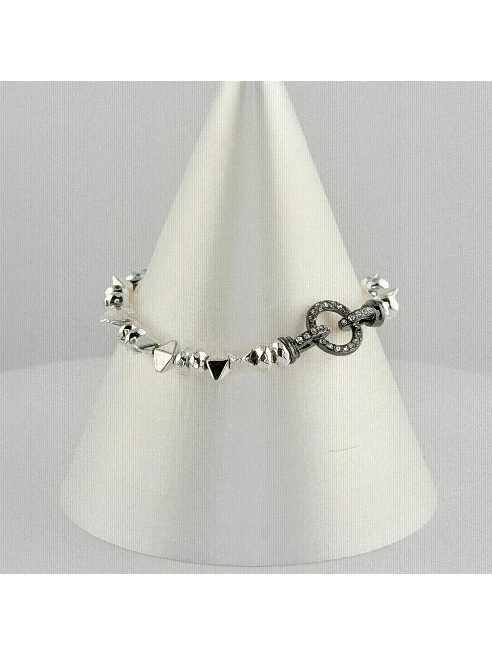 Bomb Party Single Stack Bracelet - on Silver Plating #185
